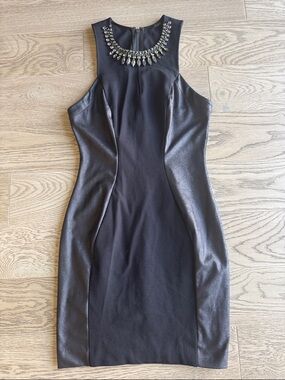 Guess Black 2 tone Dress with Jewels